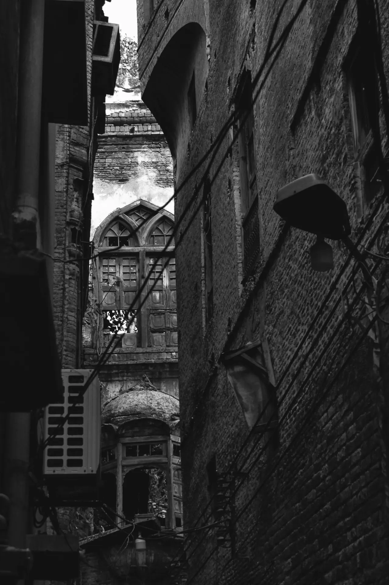A historic lane in old Lahore, Pakistan